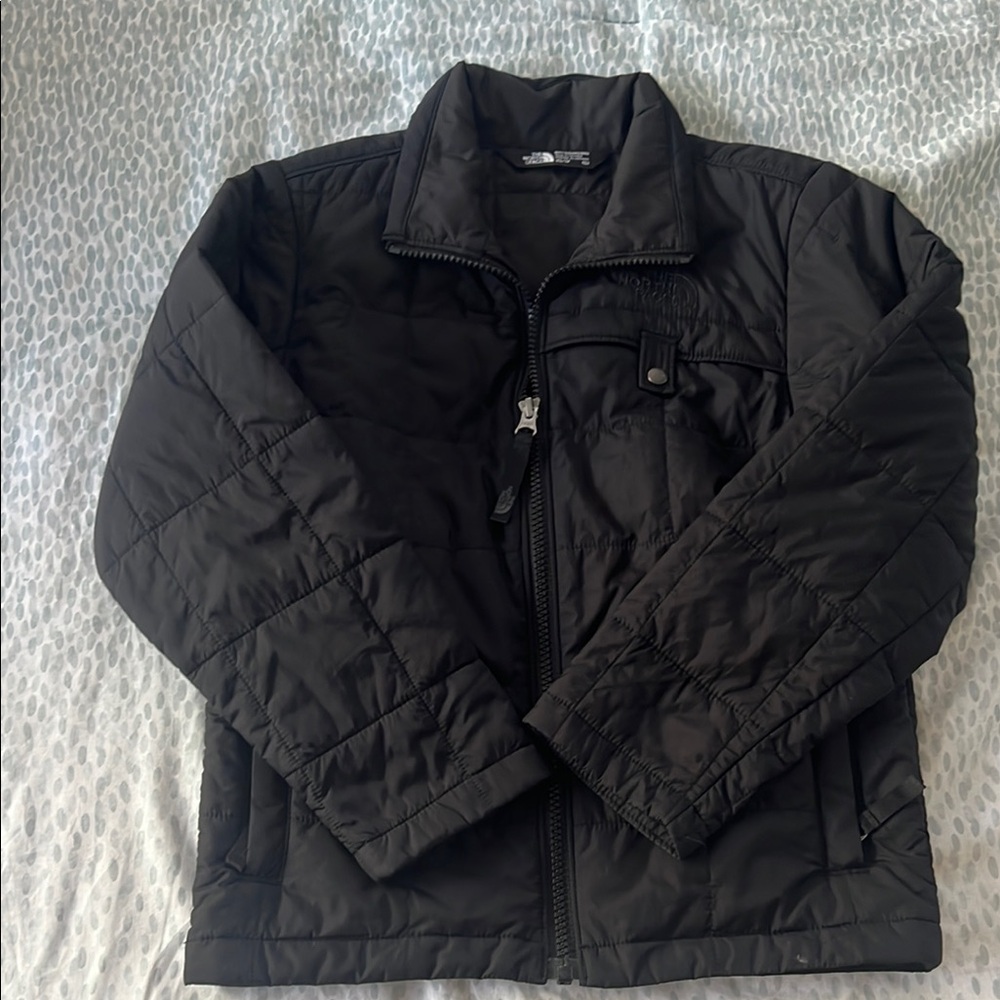 Kids Black Quilted Jacket